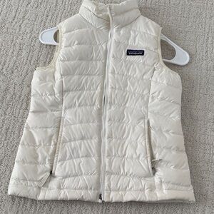 Patagonia Cream Quilted Vest